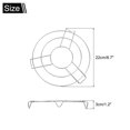 thumbnail image 2 of Uxcell 3pcs Round Cooking Rack 8.7" Dia Stainless Steel 1.2" Tall for Cooking, Silver, 2 of 6