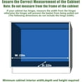 thumbnail image 4 of LOVMOR 2 Tier Individual Pull Out Cabinet Organizer 17" W x 21" D, Slide Out Kitchen Cabinet Storage Sliding Shelves, 4 of 15