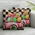 thumbnail image 3 of Shiartex  Easter Pillow Covers Easter Decorations for Spring Farmhouse Pillows Easter Decorative Throw Pillows Buffalo Plaid Bunny Eggs Throw Cushion Case for Home Decor ，Multi-Size, 3 of 5
