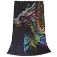 thumbnail image 2 of Susaid Dragon with Colorful Tail Print Microfiber Cleaning Cloth, Multi-Functional Cleaning Towels, Highly Absorbent Cleaning Rags,Cleaning Cloths for Car Kitchen Home-50"x40", 2 of 7