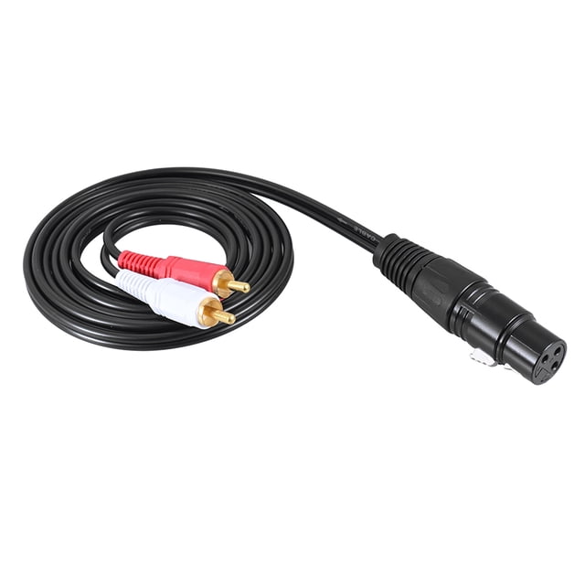 \U0026AMP; Cable De Cable De Cable De Audio Audio Audio De 1.5m/ 5 M/ 5ft 1 Xlr Femenino A 2