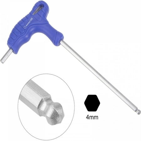 

High-quality Durable Efficient Metric T-Handle Hex Key Wrench Spanner CR-V Steel Tool 4mm Size Perfect Precision Crafting Tasks Wide Range Projects