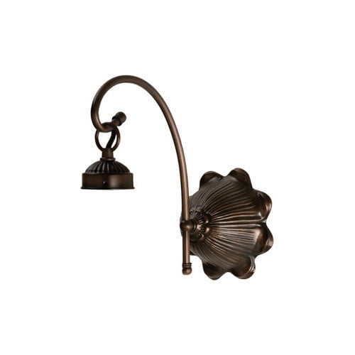 Meyda Tiffany 98632 Victorian 6" Wide 1 Light Wall Sconce Hardware - Bronze
