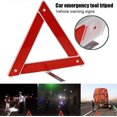 thumbnail image 2 of Panneau d'Avertissement de Décompression de Voiture Véhicule Triangle Réfléchissant Sécurité Routière Pliable-Rouge, 2 of 5