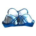 thumbnail image 4 of Victoria's Secret Swim Chain Trap Push Up Top Bikini 2 Piece Set Blue Size 34DDD/Medium, 4 of 6