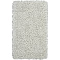 thumbnail image 2 of Nourison Ultra Plush Shag Solid Light Grey 2'2" x 3'9" Area Rug, (2x4), 2 of 8