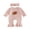 Pink, variant on RUINIXCW Newborn Baby Girl Football Outfit Infant Baby Girl Pink Romper Spring Fall Winter Clothes Embroidery Rugby Bow Long Sleeve Jumpsuit Headband