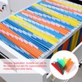 thumbnail image 2 of BRIGHTFUFU 60 pestañas de plástico insertables para carpetas de archivos de colores, ideales para hoteles y escuelas., 2 of 8