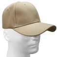 thumbnail image 5 of Plain Baseball Dad Cap Adjustable Size for Outdoor Activities Khaki, 5 of 6