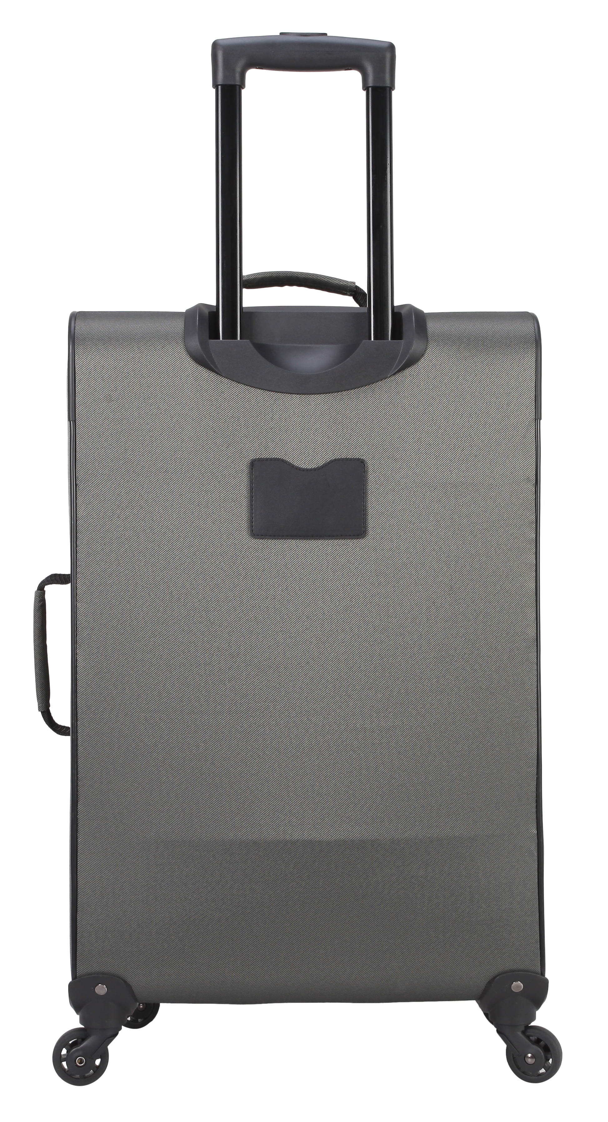 Protege 5 Piece Spinner Luggage Set, Includes 28 in Checked, 24 in Checked Bags, 20 in Carry-on, 15 in Boarding Tote and Matching Utility Bag, All Ages, Grey