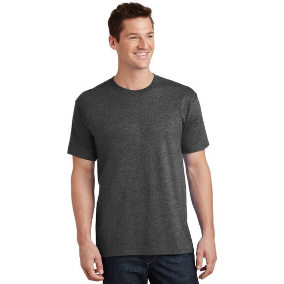 Port & Company Men's 54 oz 100% Cotton T Shirt M Dark Heather Grey