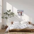 thumbnail image 5 of ZHONGYUTONG Christmas Canvas Wall Art Snowman Picture Santa Claus Painting Winter Farmhouse Poster for Living Room Decor Framed (12.00" x 12.00"), 5 of 5