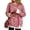 9# Pink, variant on Crew Neck Sweatshirts Women Oversized Fall French Terry Layered Pullover Sweatshirt Fake Two‑Piece Tops Pullover Casual Split Hem Top