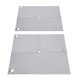 thumbnail image 5 of Manta De Soldadura Ignífuga, 2 Ojales Superiores Uso Versátil Orificio De Tubo Recortado 2 Piezas 11.81x11.81 Pulgadas Material De Fibra Almohadilla De Soldadura Ignífuga Para, 5 of 7