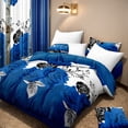 thumbnail image 6 of 9 Piece in a Bag Thick Touch Bed Cover Curtain Set, Upgraded Luxury Bedspread Set, Bamboo microfiber All Season Bedding-Set For Home, RV Beding, Boys And Girls Gifts With Gift Bag, 6 of 15
