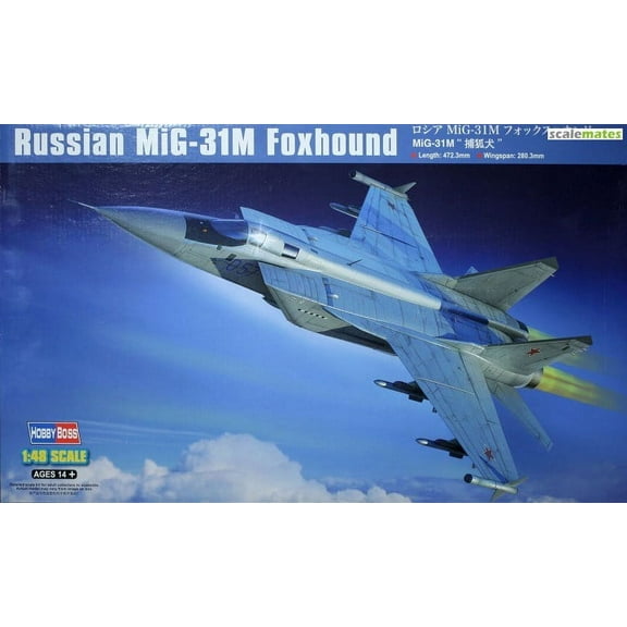 Hobby Boss Models 81755 1:48 Russian MiG-31M Foxhound