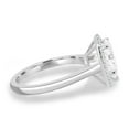 thumbnail image 4 of ESTE ORIGIN 2.00Ct Pear Cut Lab-Grown Diamond Engagement Ring – 5 Claw Halo Cathedral Setting in 10K White Gold for Women US 4, 4 of 7