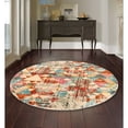 thumbnail image 1 of Alfombra Turca Decorativa Sams depot Redonda Vintage Geometric Vibrant 150x150 cm, 1 of 3