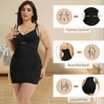 thumbnail image 3 of ANYFIT WEAR Plus Size Shapewear Dress for Women Tummy Control Open Bust Full Slip Under Dresses Sculpt Body Shaper, 3 of 7