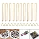thumbnail image 3 of Cadenas para joyas mayimx 10 piezas Oro con 12 anillos triangulares, 3 of 9