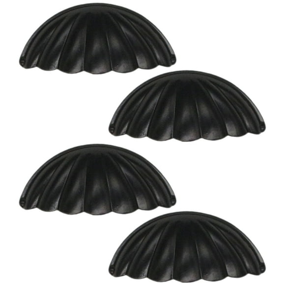 4Pcs Pull Handles Kitchen Cabinet Handles Durable Easy to Install Semi-circular Shape