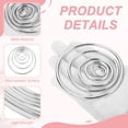 thumbnail image 3 of Uxcell 50 Pcs Aros de Metal para Manualidades 1 Pulgada Guirnalda Floral Aros de Macramé Aros para Atrapasueños para Manualidades DIY Soportes para Plantas de Macramé, Plata, 3 of 7