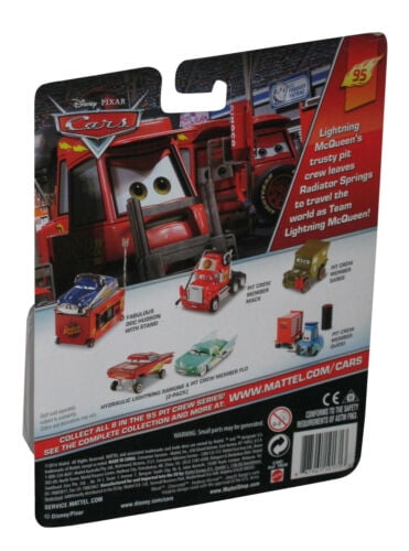 1:55 Scale 95 Pit Crew 2015 Series Fabulous Hudson Hornet with Stand Die-Cast Vehicle #3//8 Disney//Pixar Cars