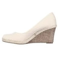 thumbnail image 4 of Womens LifeStride Clementine Wedge Espadrille Lined Pumps - Natural, 4 of 6