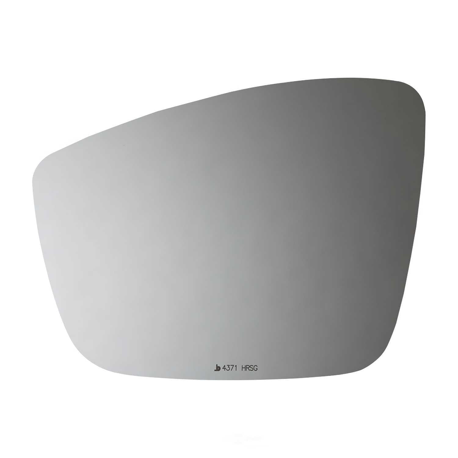 Burco Side View Mirror Replacement Glass with Motor Mount Plate - Clear Glass - 4371HRSG