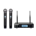 thumbnail image 1 of Professional Dynamic Handheld Microphone with Receiver One-to-Two Mic Stage Singing KTV Audio Karaoke System US Plug,2 * Microphone 1 * Receiver,Black, 1 of 6