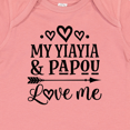 thumbnail image 4 of Inktastic Yiayia and Papou Love Me Granddaughter Girls Baby Bodysuit, 4 of 5
