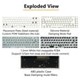 thumbnail image 3 of Tester68 Mechanical Keyboard Kits 2.4G/Bluetooth Mechanical Keyboard 5.0 black option 9, 3 of 9