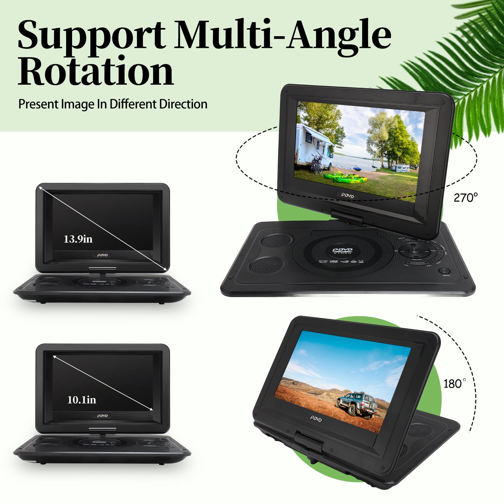 (未使用･未開封品)　9IN SWVL DVD PLYR BLK p1m72rm c3b8875f-91ee-45a2-8e1a-