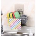 thumbnail image 3 of 3-In-1 Sponge Holder for Kitchen Sink, Suspension Options( Adhesive Hook), Hanging Sink Caddy Organizer Rack, 3 of 5