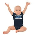 thumbnail image 3 of Little Brother New Baby Announcement Bodysuit Jumper Boys Infant Baby Brisco Brands 18M, 3 of 6