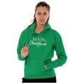 thumbnail image 3 of Funny Meh Christmas Anti-Xmas Season Unisex Plus Fleece Graphic Hoodie Brisco Brands 3X, 3 of 4