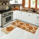 thumbnail image 5 of Tapetes de Entrada para Porche, Diseño de Calabaza, Absorbentes de Aceite, Juego de Dos Piezas, Aptos para Baño, Sala de Estar, Cocina y Puerta de Entrada., 5 of 6