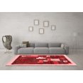 thumbnail image 3 of Ahgly Company Indoor Rectangle Abstract Red Contemporary Area Rugs, 8' x 12', 3 of 4