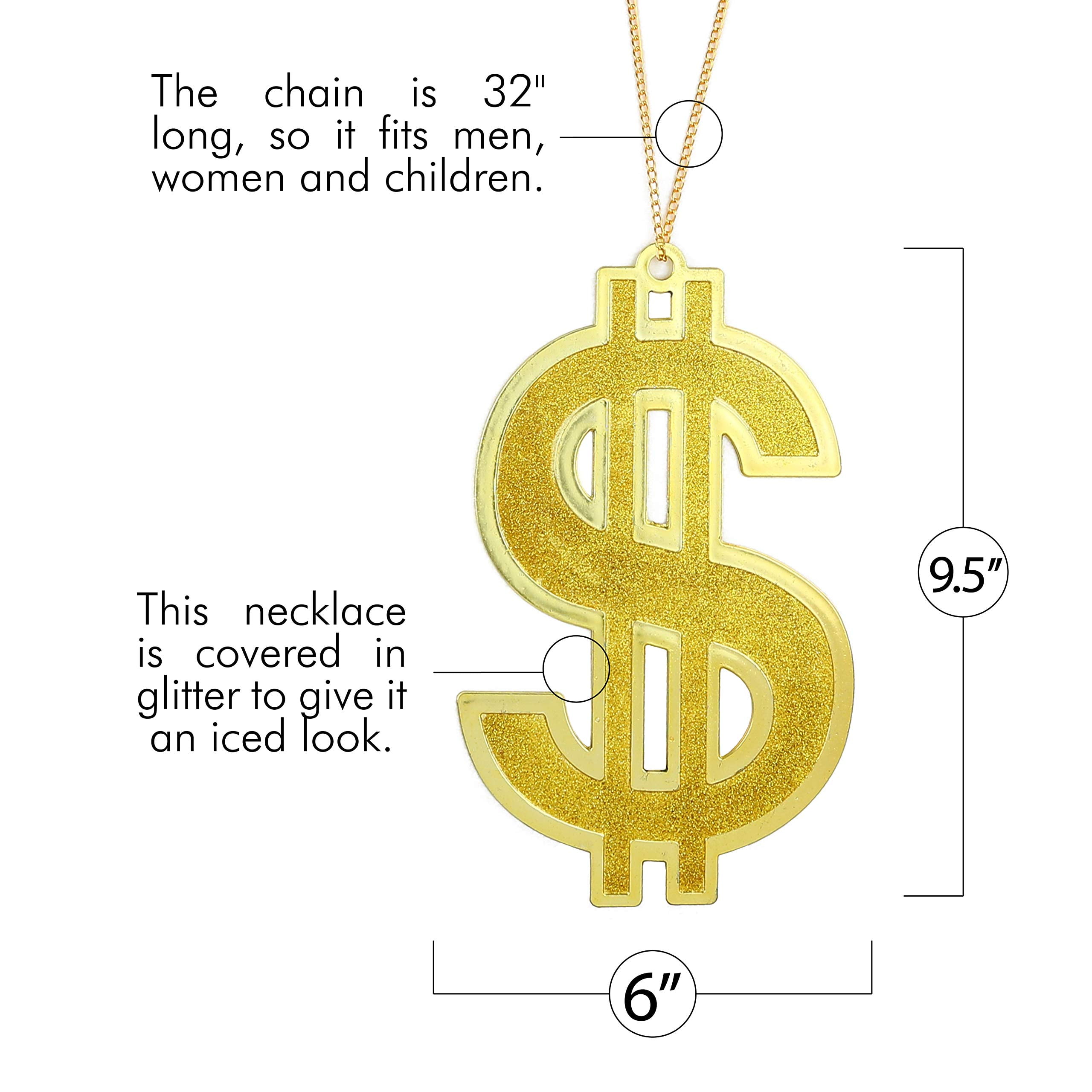 Fake gold rope shop chain party city