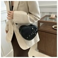 thumbnail image 2 of Women Bag Fashion Crossbody Bag Shopping Bag Heart Purse Heart Shaped Shoulder Bag Stylish Messenger Bag for Everyday, 2 of 21