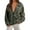 Army Green, variant on PRETTYGARDEN Womens Cardigan Sweaters Fall Striped Long Sleeve V Neck Button Down Knit Fuzzy Outerwear Trendy Clothes