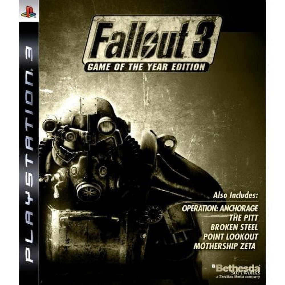 Fallout 3: Game of the Year, Bethesda Softworks, PlayStation 3 