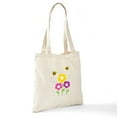 thumbnail image 6 of CafePress - Bees With Flowers Tote Bag - Unisex Canvas Tote Bag, Beige, 1-Piece, 6 of 6