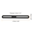 thumbnail image 2 of Unique Bargains Code d'Angle Ajustable, Lot de 4 215x24mm - Supports Évasés Droits en Acier Inoxydable (Noir), 2 of 5