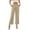 Khaki, variant on ABATAB Dress Pants for Women Business Casual Baggy Work Pants High Waist Stretchy Trousers Pull on Office Slacks Bottoms