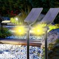 thumbnail image 4 of Fiudx Ofertas flash del día solo en línea Focos solares para exteriores, luces ultrabrillantes montadas en el suelo, luces de jardín para el hogar, luces de árbol de jardín, 4 of 6