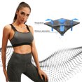 thumbnail image 3 of Fitness Mujer Yoga Bras Tank Top sin mangas acolchado Chaleco de entrenamiento Backless Racerback Sp Abanopi Sujetadores de fitness, 3 of 7