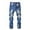 B-Blue, variant on Gvdentm Boys Size 6 Jeans Boy's Skinny Fit Comfy Jeans Ripped Destroyed Distressed Stylish Slim Washed Denim Jeans Pants(Blue,11-12 Years)
