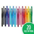 thumbnail image 2 of Paper Mate Flair Felt Tip Pens, Medium Point (0.7 mm), Assorted Colors, 20 Count, 2 of 11