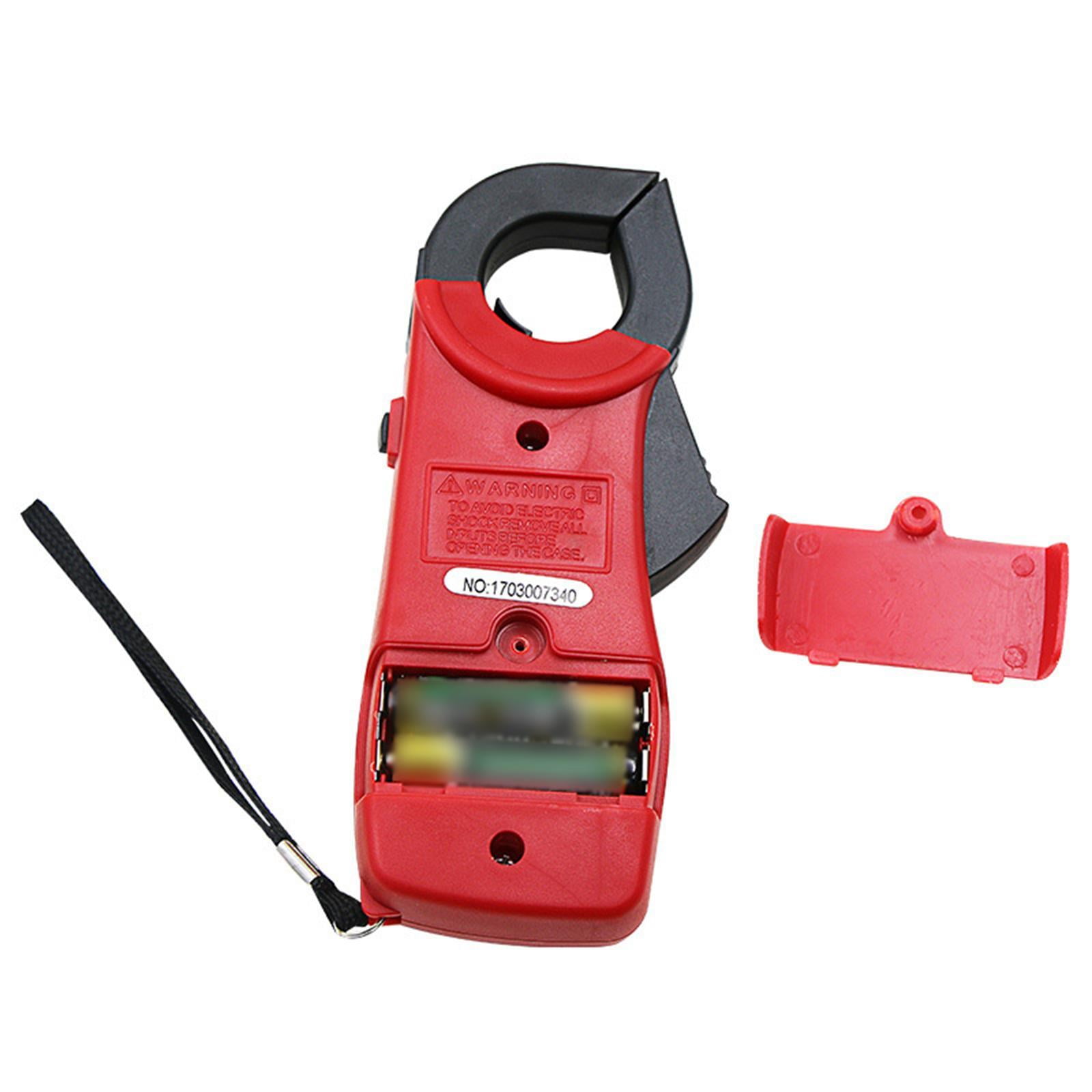 Miulika Digital Clamp Meter Multimeter Tester Ammeter Resistance Tester,Utility Tool,Sturdy, DC Multimeter for Measure Current Red Black